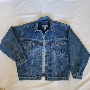 Vintage 90's Bugle Boy denim trucker jacket,  men's medium
